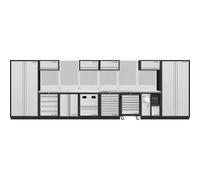 Kraftwerk Tools 3964QIX Mobilio 8 éléments combi inox