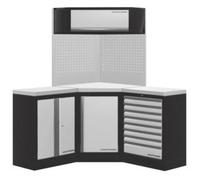 Kraftwerk Tools 3964RIX Élément d'angle Mobilio 3 éléments Combi, acier inoxydable