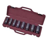 Kraftwerk Tools 400015 Jeu de douilles longues impact 3/4" 8 p.