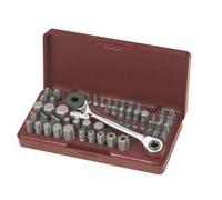 Kraftwerk Tools 4072 Coffret d'embouts Tribit 1/4+5/16" 55 pc