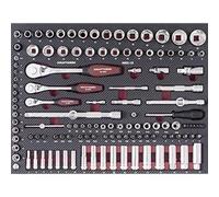 Kraftwerk Tools 4902-10-1 Jeu de douilles PRO LINE EVA,125pcs.