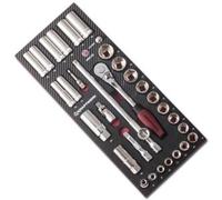 Kraftwerk Tools 4903-02 Coquille EVA3 de douilles 32 p. 3/8"