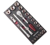 Kraftwerk Tools 4903-03 Coquille EVA3 de douilles 22 p. 1/2"