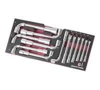 Kraftwerk Tools 4903-29 Coq. clés à pipe déb. EVA3 7-19 mm 13 p.