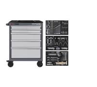 Kraftwerk Tools BASIC LINE 102.115.101 BT700 Servante d'atelier, 5 tiroirs, BASIC, 173-pcs.