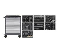 Kraftwerk Tools BASIC LINE 102.118.107 BT700 Servante d'atelier, 8 tiroirs, BASIC, 351-pcs.