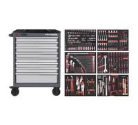 Kraftwerk Tools PRO LINE 102.118.108 BT700 Servante d'atelier, 8 tiroirs, PRO, 279-pcs.