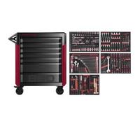 Kraftwerk Tools PRO LINE 102.417.011 PT800 Servante d'atelier, 7 tiroirs, PRO, 278-pcs.