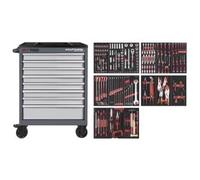 Kraftwerk Tools PRO LINE 102.470.510 BT700 Servante d'atelier, 8 tiroirs, PRO, 237-pcs.