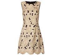 Kraimod Robe de cocktail beige / chocolat, Taille 34
