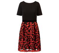 Kraimod Robe de cocktail rouge / noir, Taille 44