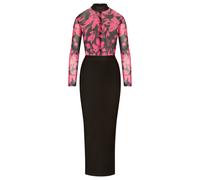 Kraimod Robe de soirée rose / noir, Taille 34