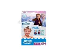 Kraina Lodu Jeu de cartes 2in1 Puzzle & Memo Shuffle étanche Disney Frozen Land of Ice Cartamundi