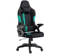 KRAKEN CHAIRS Chaise Gaming Tissu - Noir Marine - Fauteuil Gamer Confortable Ergonomique - Réglable Accoudoir/Lombaire - Chaise Bureau Pivotante - pour Gamer Adulte Bureau - Chaise de Gaming