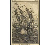 Kraken Giant Squid Blank Book Grid Pages: Le Poulpe Colossal de Pierre Dénys de Montfort 1801