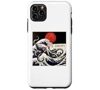 Kraken Kaiju Monster Doodle Japonais Ukiyoe Ocean Sea Coque pour iPhone 11 Pro Max