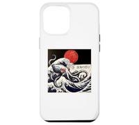 Kraken Kaiju Monster Doodle Japonais Ukiyoe Ocean Sea Coque pour iPhone 12 Pro Max