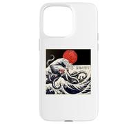 Kraken Kaiju Monster Doodle Japonais Ukiyoe Ocean Sea Coque pour iPhone 15 Pro Max