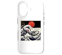 Kraken Kaiju Monster Doodle Japonais Ukiyoe Ocean Sea Coque pour iPhone 17