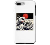 Kraken Kaiju Monster Doodle Japonais Ukiyoe Ocean Sea Coque pour iPhone 7 Plus/8 Plus
