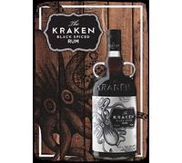 Kraken Rum Poster Boisson Métal Publicité Plaque Murale Plaque Plaque en Métal Décor Métal Affiche 20,3 x 30,5 cm A7