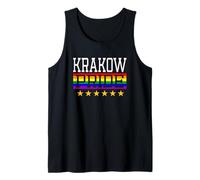 Krakow Pride Pologne Gay Lesbienne LGBT Drapeau Arc-en-Ciel Débardeur