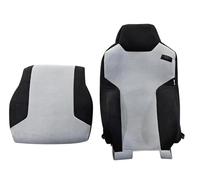 KRAM-TRUCK Housses de Siège Avant - Accessoires Intérieurs Protection de Siège - Compatible avec Man TGX 07-20 (Gris-Noir)