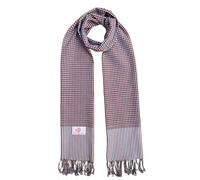 Krama Khmer foulard artisanal du Cambodge fait main rouge et bleu