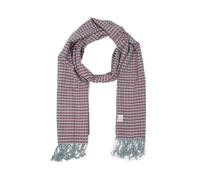 Krama Khmer foulard artisanal du Cambodge fait main rouge et gris