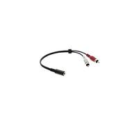 Kramer C-A35F/2RAM Series C-A35F/2RAM-1 - Câble audio - audio composite - RCA x 2 mâle pour mini-phone stereo 3.5 mm femelle - 30 cm
