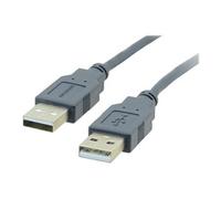 Kramer C-USB/AA Series C-USB/AA-15 - Câble USB - USB (M) pour USB (M) - USB 2.0 - 4.6 m - moulé - gris