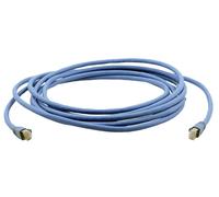 KRAMER - Câble vidéo & LAN Cat6A U/FTP LSOH, 0.6m Bleu