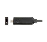 Kramer CLS-AOCU32/FF - Câble USB - 24 pin USB-C (M) K-Lock pour 24 pin USB-C (M) K-Lock - USB 3.2 Gen 2 - 30 V - 5 A - 7.6 m - Active Optical Cable