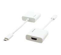Kramer Electronics ADC-U31C/HF câble vidéo et adaptateur 0,17 m USB Type-C HDMI Type A (Standard) Blanc