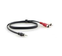 Kramer Electronics C-A35M/2RAM-10 câble audio 3 m 3,5mm 2 x RCA Noir