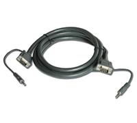 Kramer Electronics C-GMA/GMA-25 7,62 m VGA (D-Sub) + 3,5 mm Noir