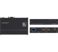 Kramer Electronics TP-580T - Noir - 1920 x 1080 pixels - 1- HDMI - 1- IR - mini-jack 3,5 mm - 1- RS?232 - 1- HDBaseT connecteur RJ?45 à paire torsadée - 12 V - 0 - 40 °C