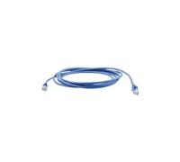 Kramer PC6-108-10 - Cordon de raccordement - RJ-45 (M) pour RJ-45 (M) - 3 m - UTP - CAT 6 - sans crochet, bloqué - bleu, RAL 5015