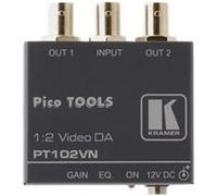 Kramer PicoTOOLS PT-102VN 1:2 Composite Video Distribution Amplifier - Répartiteur video - 2 x vidéo composite /SDI - de bureau G