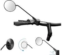 Krampe miroir vélo KF1 type D 35° grande fixation extérieure noir