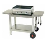 Chariot Plancha inox Plein Air Tablettes Rabattables