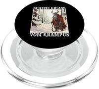 Krampus Arrive | Kramperl | Déguisement Krampus Père Noël PopSockets PopGrip pour MagSafe