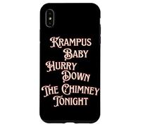 Krampus Baby Hurry Down The Chimney Tonight Dark Humour Noël Coque pour iPhone XS Max