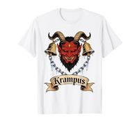 Krampus Cloches de Noël Motif Monstre à Cornes T-Shirt