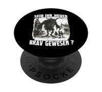 Krampus Démoniaque Père Noël Kramperl T Krampus Run PopSockets PopGrip Adhésif