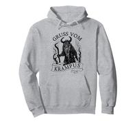 Krampus Gruss Vom Krampus Salutations du Noël Gothique Sweat à Capuche