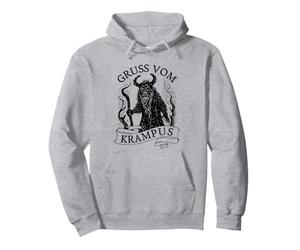 Krampus Gruss Vom Krampus Salutations du Noël Gothique Sweat à Capuche