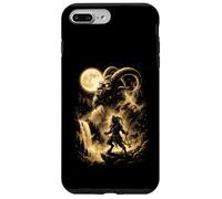 Krampus Hurlant à la Lune Meme Noël 2026 Coque pour iPhone 7 Plus/8 Plus