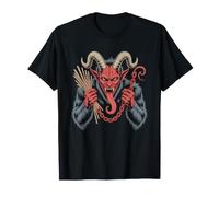 Krampus Noel Sombre Merry Minimaliste T-Shirt