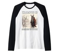Krampus Père Noël T Figure légendaire Bavaroise Kramperl Manche Raglan